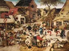 "Праздник в день Святого Георгия" Брейгеля Младшего. Фото с сайта BBC News
