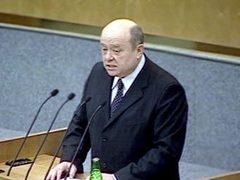 Премьер-министр правительства России Михаил Фрадков, кадр телеканала НТВ