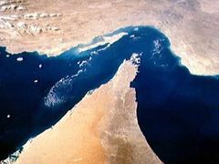 Спутниковая съемка района пролива Хормуз, фото NASA