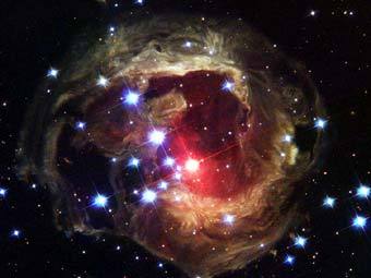 " "    V838 Mon,    Hubble