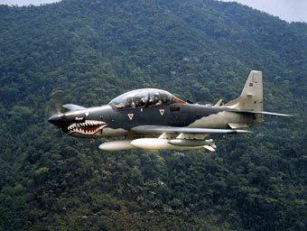 EMB-314 Super Tucano.    airforce-technology.com